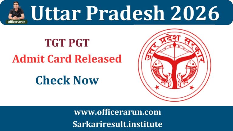 UP TGT PGT Exam Date 2026 Released – Check Latest Schedule Online