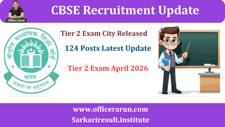 CBSE Group A B C Vacancy 2025 Post Wise Details, Eligibility, Age Limit